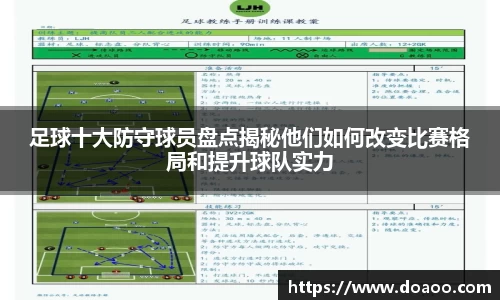 足球十大防守球员盘点揭秘他们如何改变比赛格局和提升球队实力